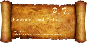 Puchner Tomázia névjegykártya